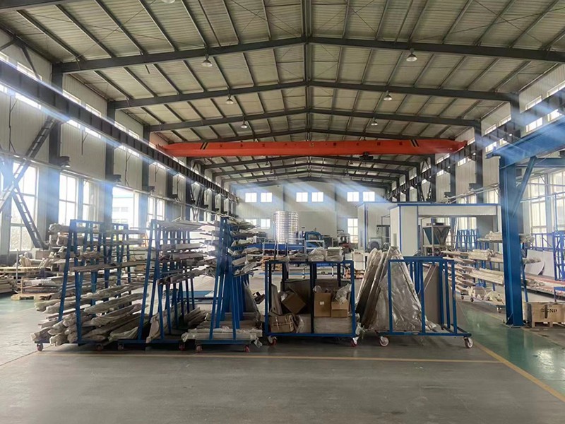 A corner of the air energy warehouse